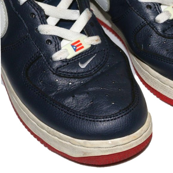 NIKE AIR FORCE 1 PUERTO RICO SHOES - YOUTH SIZE 6Y - Picture 4 of 16
